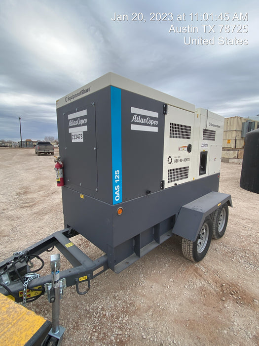 2022 ATLAS COPCO QAS 125