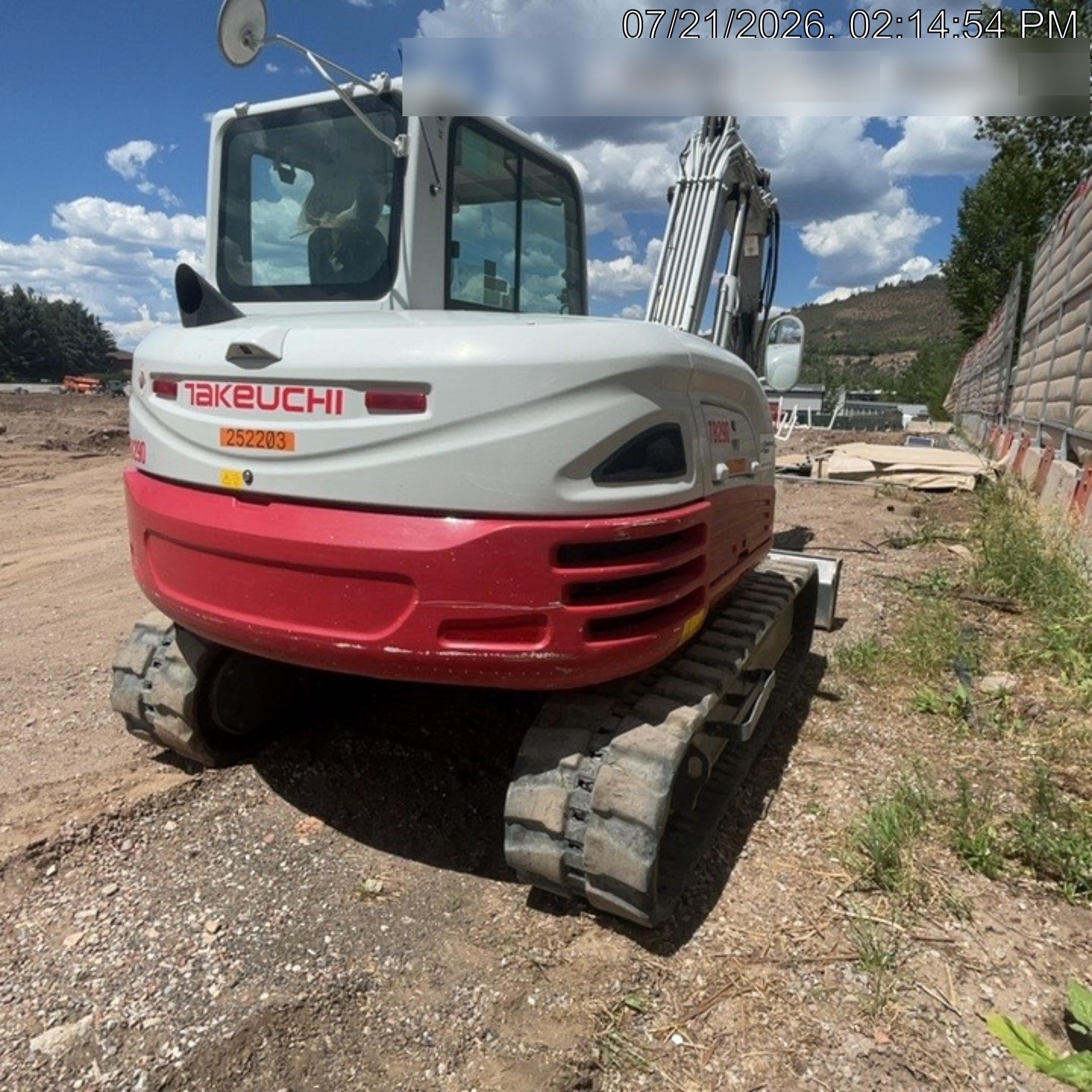 2022 TAKEUCHI TB290-CR