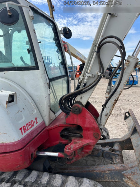 2020 Takeuchi TB250-2C Cab/Heat/Air, Rubber Tracks, Manual TAG QC