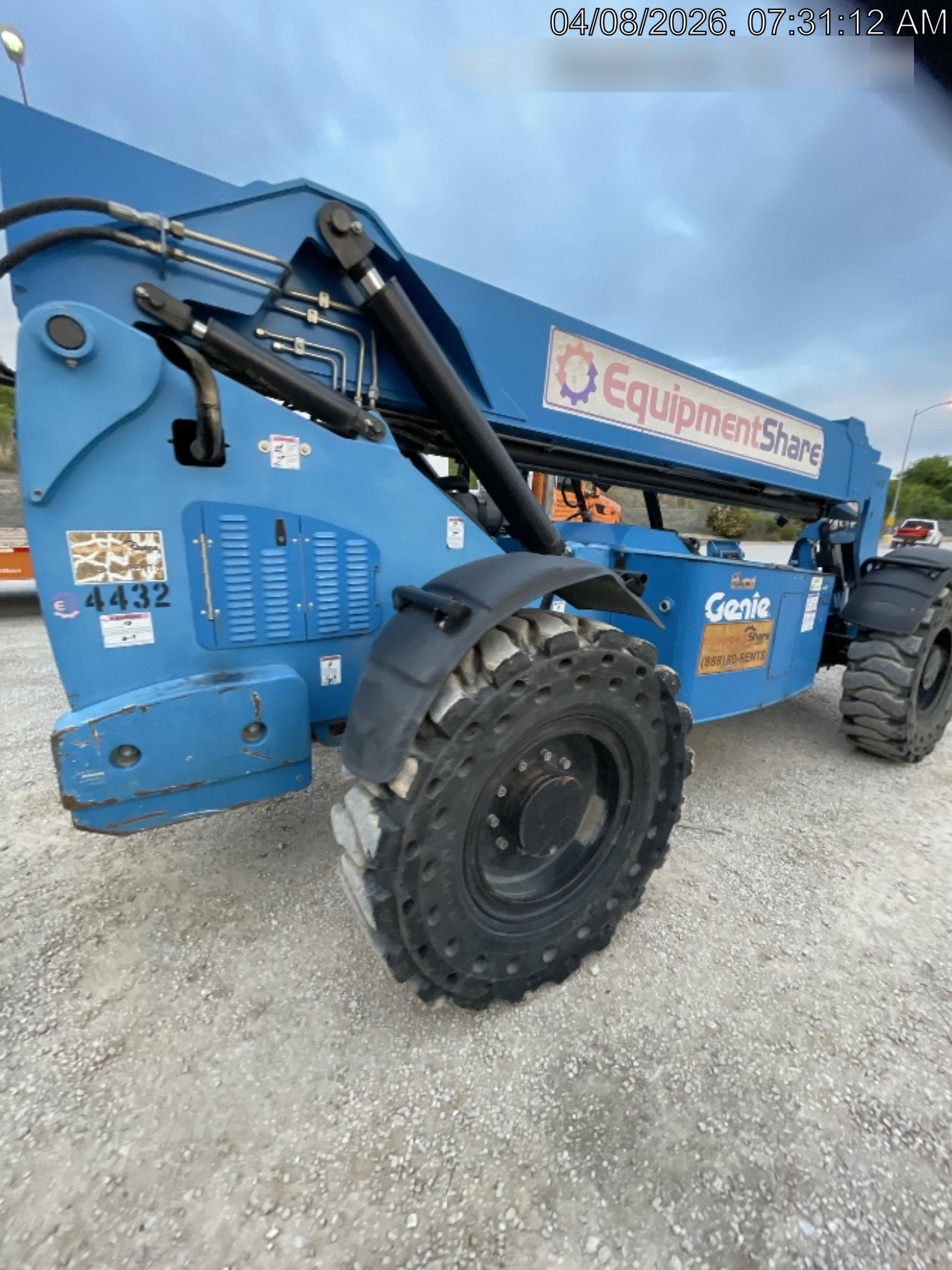 2017 Genie GTH-1056 Genie GTH1056, Solid Tires, 60" carriage, Light Kit, Open ROPS