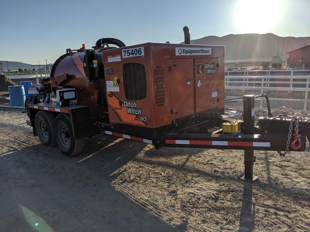 2020 Ditch Witch HX30 500G Spoils Tank, 80G Water Tank, 48" Lance, #3 Nozzel, VT9H 500 GAL HYD TRAILER