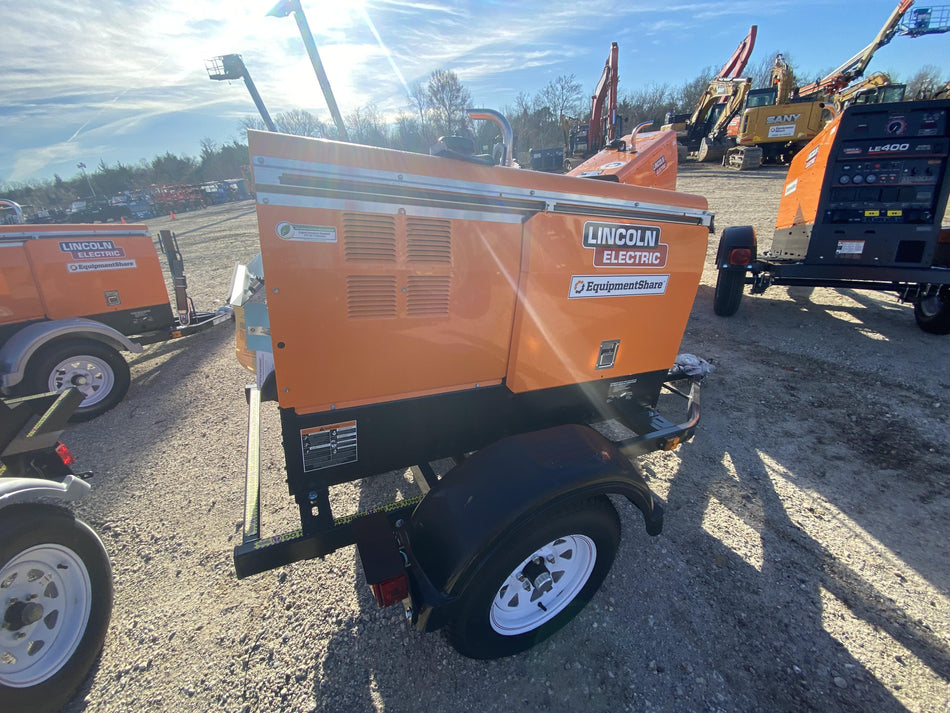 2022 Lincoln Electric LE400 Kubota V1505, Trlr, Cable Rack, Light Kit, ES Decals, T3