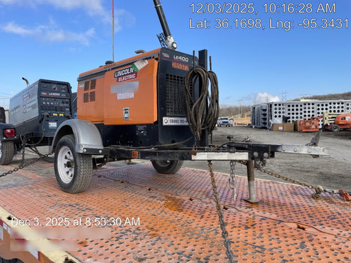 2022 Lincoln Electric LE400 Kubota V1505, Trlr, Cable Rack, Light Kit, ES Decals, T3