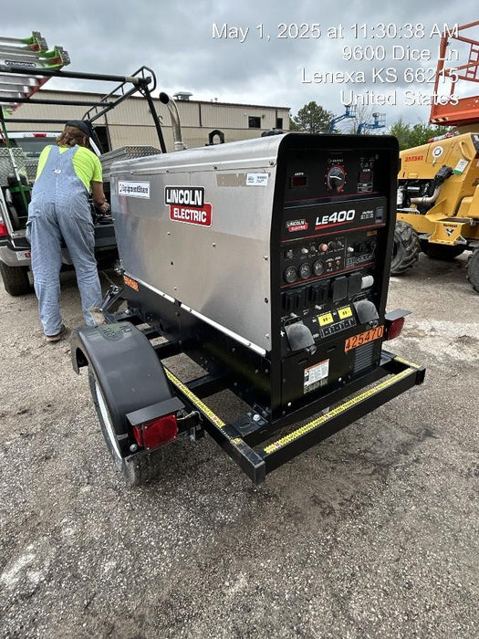 2024 Lincoln Electric LE400 Kubota V1505, Trlr, Cable Rack, Light Kit, ES Decals, T3