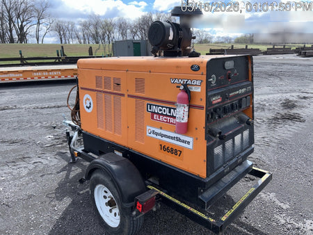 2021 Lincoln Electric Vantage 549X Ready Pak 3, ORANGE (includes trailer, cable rack, fender light kit)