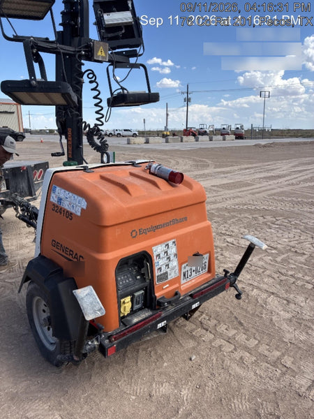 2023 Generac MLT2 Diesel, Flex Switch 120V Input, Powerzone Controller, (4) 320W LED Lights, 4kW Generator, 39.9 Gal Fuel Tank, 2" Ball, T3