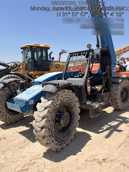 2018 Genie GTH-844 Genie GTH-844 w/ROPS, Work Lights, Solid Tires, RH Cab Mesh, Beacon, 60" Carriage and Forks