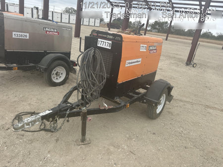 2021 Lincoln Electric Vantage 322 Vantage 322 Ready Pak 3 w/ Decals, ORANGE (includes trailer, cable rack, fender light kit) NO Telematics
