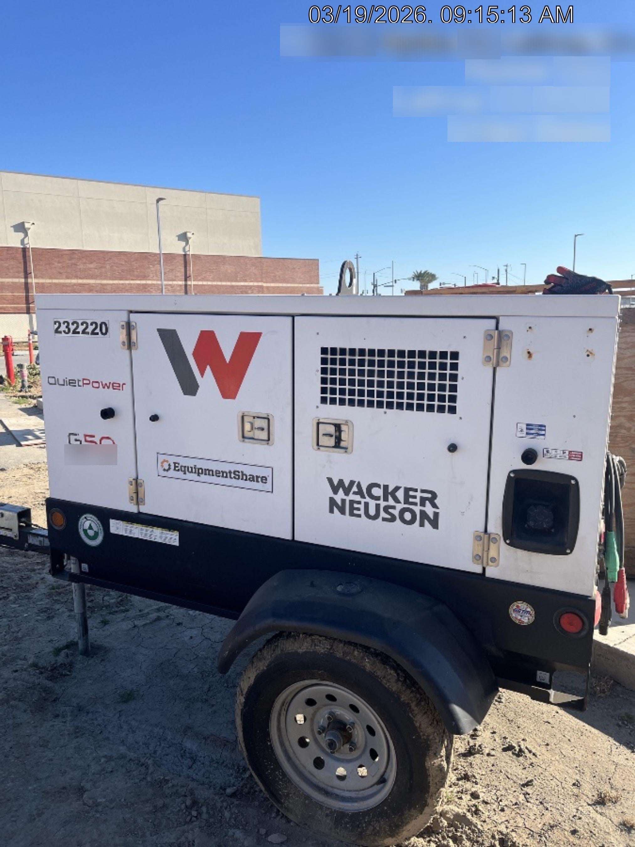 2022 WACKER NEUSON G50