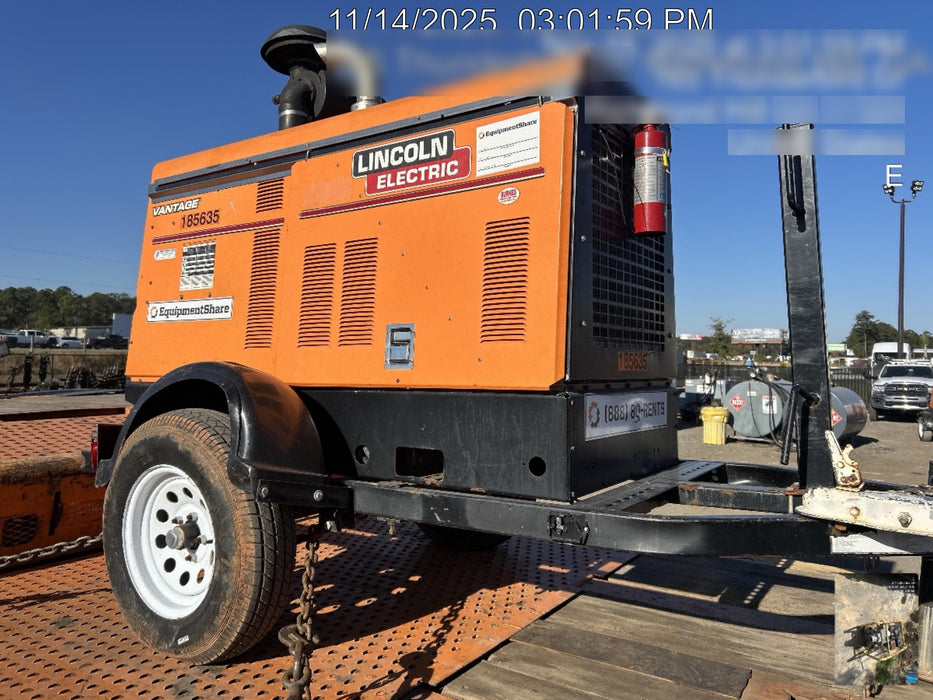 2021 Lincoln Electric Vantage 549X Ready Pak 3, ORANGE (includes trailer, cable rack, fender light kit)