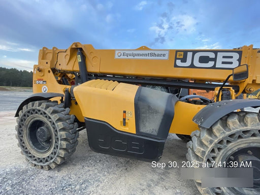2020 JCB 512-56 Canopy, 74Hp, Solid Tires, Work Lights, Beacon, Aux Hydraulics, Back up Alarm, Lifting Eye, ES Decals