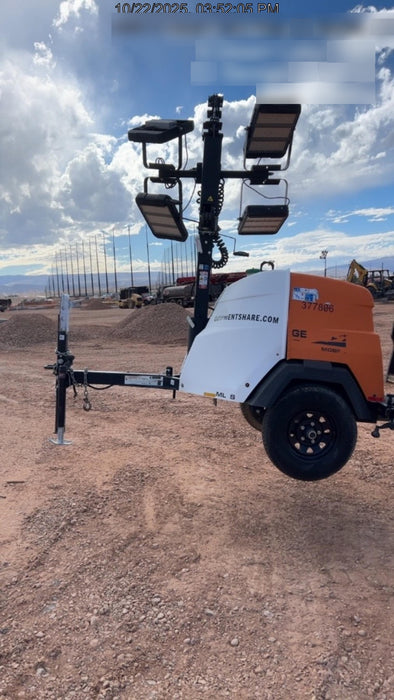 2023 Generac MLT2 Diesel, Flex Switch 120V Input, Powerzone Controller, 
(4) 320W LED Lights, 4kW Generator, 39.9 Gal Fuel Tank, 2" Ball, T3