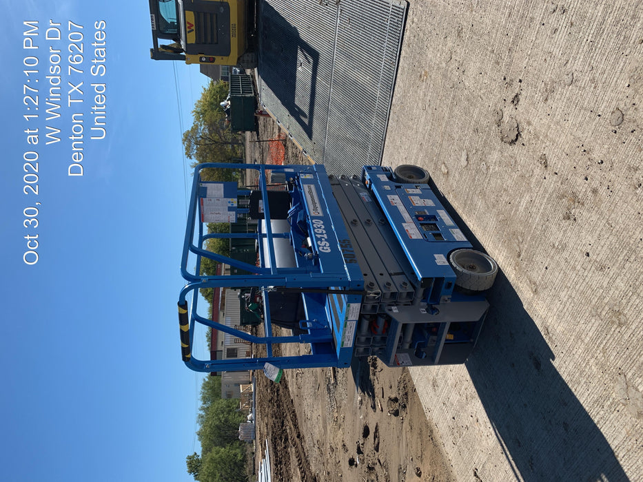 2019 Genie GS-1930 Fixed Rails with Chain Entry