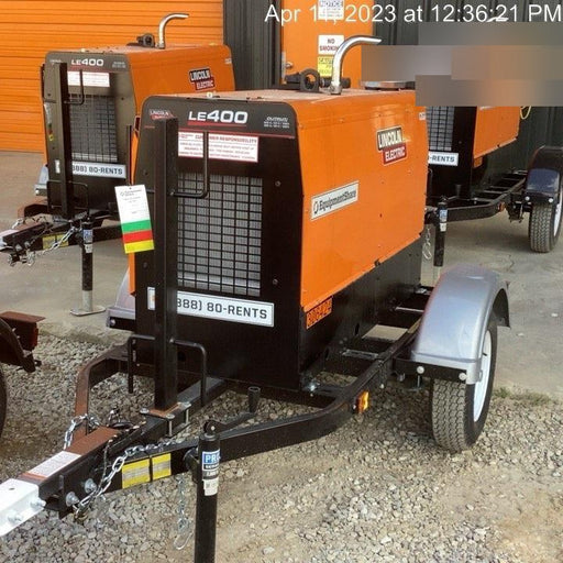 2023 Lincoln Electric LE400 Kubota V1505, Trlr, Cable Rack, Light Kit, ES Decals, T3
