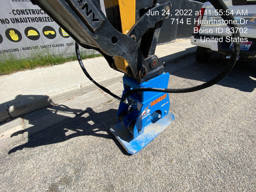 2022 OKADA 12" Plate Compactor - Mini Excavator