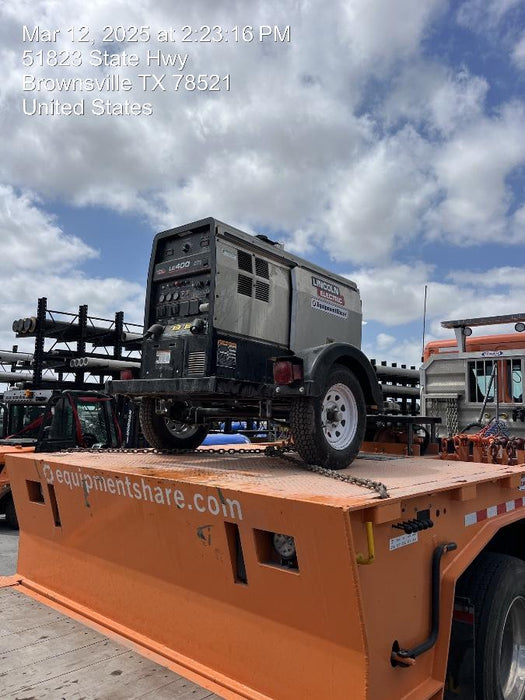2025 Lincoln Electric LE400 Diesel, Kubota V1505, 22 HP, Trlr, Cable Rack, Light Kit, ES Decals, T3
