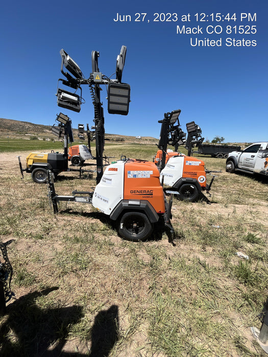 2023 Generac MLT2 Diesel, Flex Switch 120V Input, Powerzone Controller, (4) 320W LED Lights, 4kW Generator, 39.9 Gal Fuel Tank, 2" Ball, T3