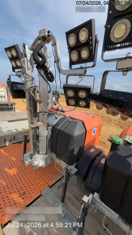 2023 Wanco WLTT-4MM4K Diesel, Deep Sea Controller, Shore Power Plug, Auto Start, (4) 350W LED Floodlights, 4kW Generator, 60 Gal Fuel Tank, 2" Ball, T3