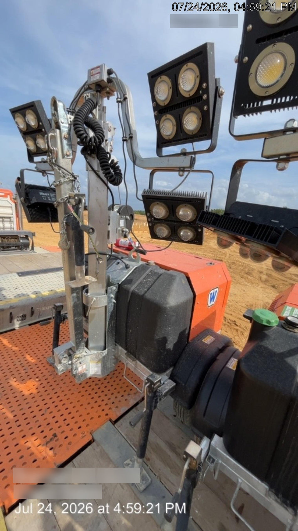 2023 Wanco WLTT-4MM4K Diesel, Deep Sea Controller, Shore Power Plug, Auto Start, (4) 350W LED Floodlights, 4kW Generator, 60 Gal Fuel Tank, 2" Ball, T3
