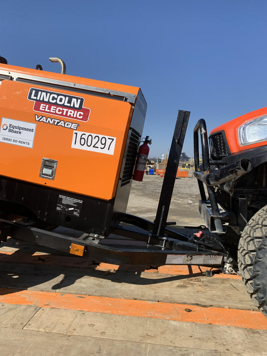 2021 Lincoln Electric Vantage 322 Vantage 322 Ready Pak 3 w/ Decals, ORANGE (includes trailer, cable rack, fender light kit) NO Telematics