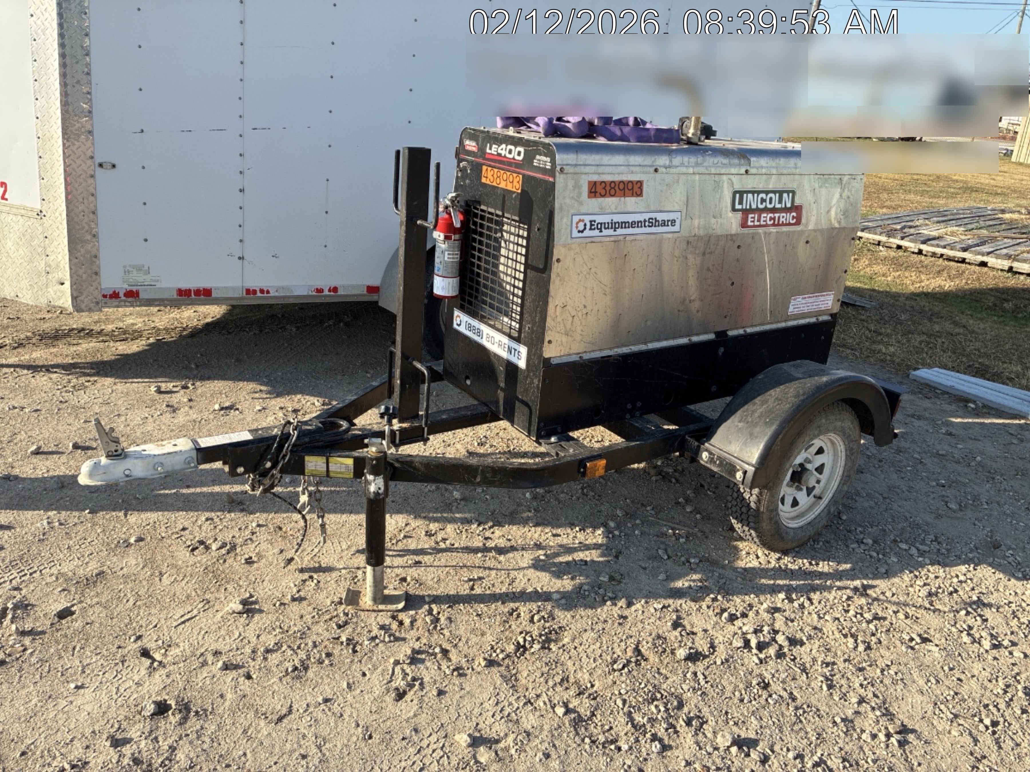 2024 Lincoln Electric LE400 Kubota V1505, Trlr, Cable Rack, Light Kit, ES Decals, T3
