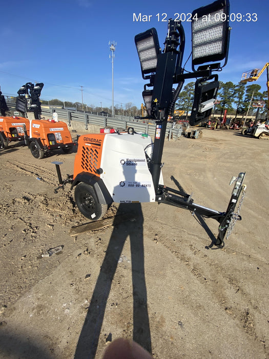 2024 Generac MLT2 Diesel, Flex Switch 120V Input, Powerzone Controller, 
(4) 320W LED Lights, 4kW Generator, 39.9 Gal Fuel Tank, 2" Ball, T3