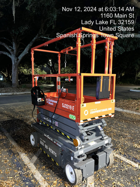 2024 Skyjack SJ3219 Electric Drive, Sld NM Tires, DBcns, RFRails, Power to Platform, T3 + Access Control