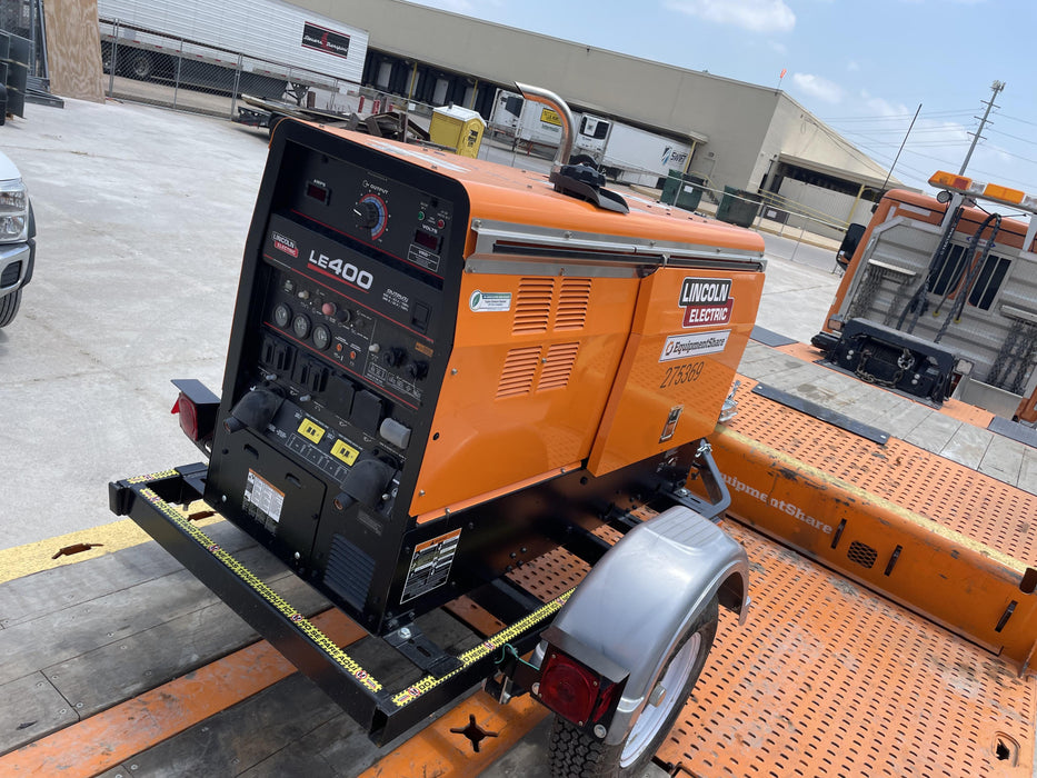 2022 Lincoln Electric LE400 Kubota V1505, Trlr, Cable Rack, Light Kit, ES Decals, T3