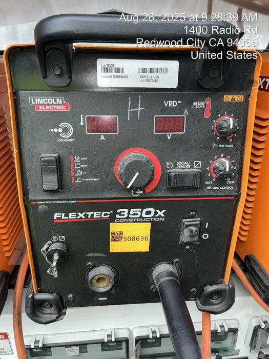 2025 LINCOLN ELECTRIC FLEXTEC 350X