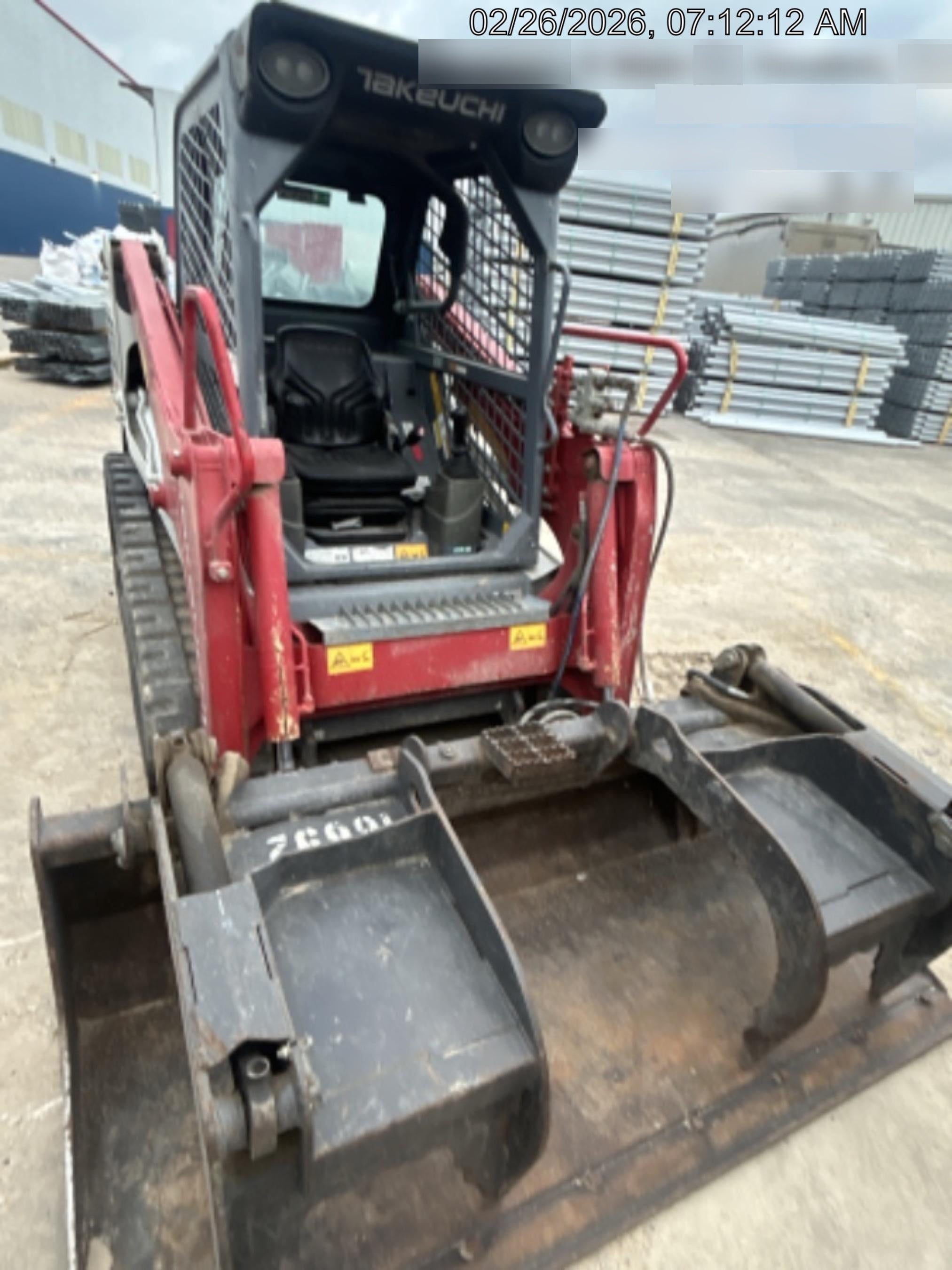 2018 PALADIN 76" Scrap Grapple Bucket - Paladin