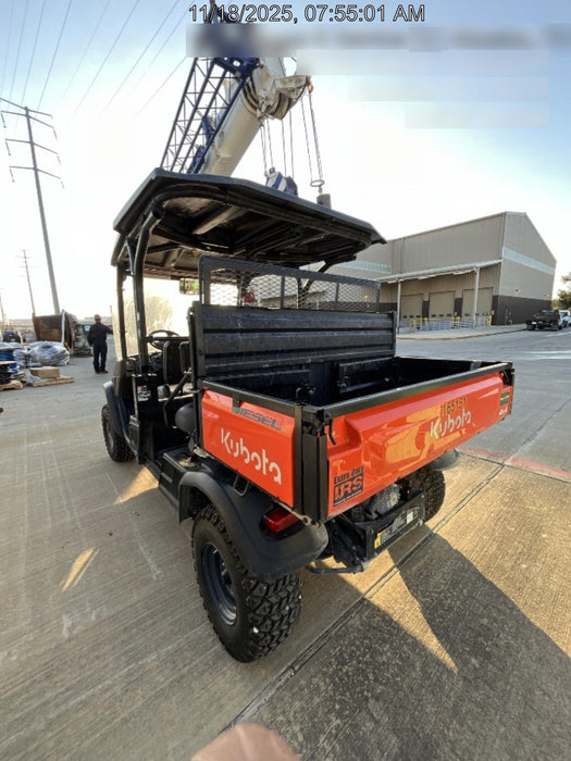 2021 Kubota RTV-X1140W-H Plastic Canopy, Windshield Acrylic Clear, LED Strobe Light, Wire Harness Kit, Back up Alarm