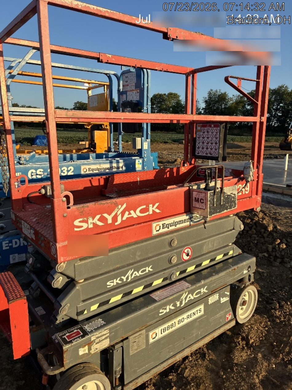 2016 Skyjack SJIII-3219 Standard Rental Specs