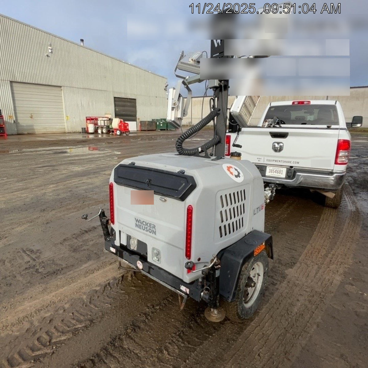 2019 Wacker Neuson LTV6K-LED Standard LED Towable Light Tower w/None