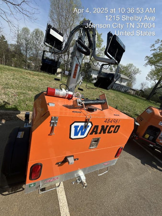 2025 Wanco WLTT-4MM4K Diesel, Mitsubishi L2E, 9.0HP @1800 rpm, Deep Sea Controller, Shore Power Plug, Auto Start, (4) 350W LED Floodlights, 4kW Generator, 60 Gal Fuel Tank, 2" Ball, T3