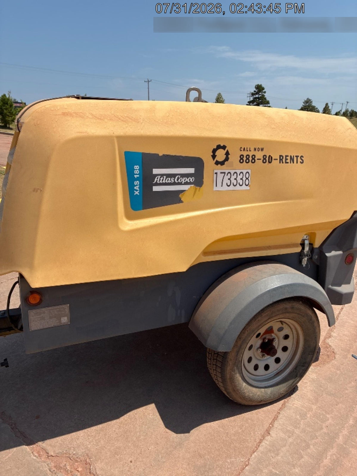 2021 ATLAS COPCO XAS188 CWK