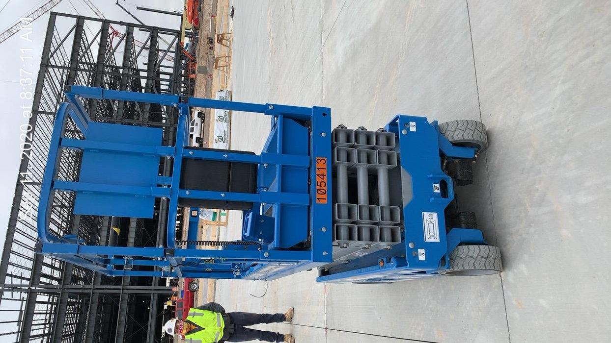 2020 Genie GS-1930 Solid Non Marking Tires, Beacon, Folding rails with half height swing gate
