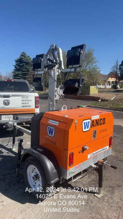 2023 Wanco WLTT-4MM4K Diesel, Deep Sea Controller, Shore Power Plug, Auto Start, (4) 350W LED Floodlights, 4kW Generator, 60 Gal Fuel Tank, 2" Ball, T3
