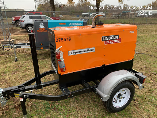 2022 Lincoln Electric LE400 Kubota V1505, Trlr, Cable Rack, Light Kit, ES Decals, T3