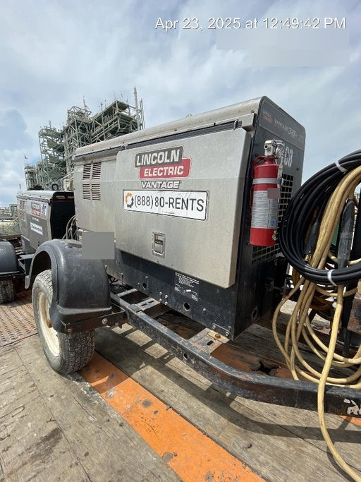 2018 Lincoln Electric Vantage 322 Lincoln Vantage 322 Welder Ready Pak 3 - Vantage 322, Trailer, Fender and light kit, Cable rack