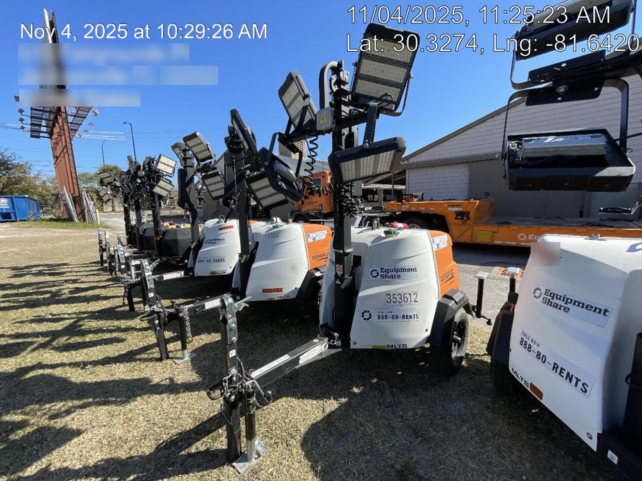 2023 Generac MLT2 Diesel, Flex Switch 120V Input, Powerzone Controller, (4) 320W LED Lights, 4kW Generator, 39.9 Gal Fuel Tank, 2" Ball, T3