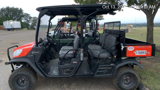2021 Kubota RTV-X1140W-H Plastic Canopy, Windshield Acrylic Clear, LED Strobe Light, Wire Harness Kit, Back up Alarm