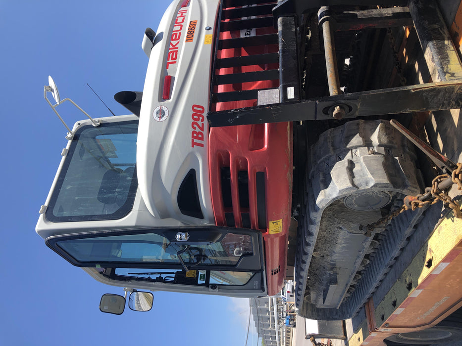 2020 Takeuchi TB290C Cab/Heat/Air, Rubber Tracks, Manual TAG QC