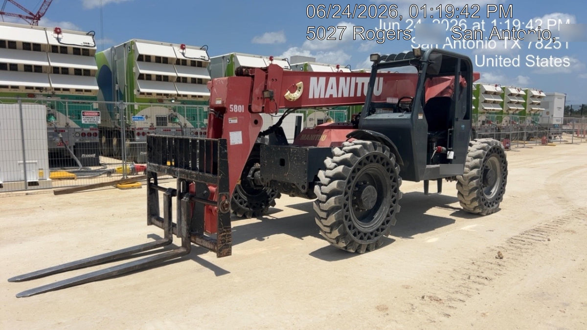 2017 Manitou 12042 Manitou MTA 12042, Solid Tires, 66" Carriage, Open ROPS, Flashing Beacon and Work Light Package