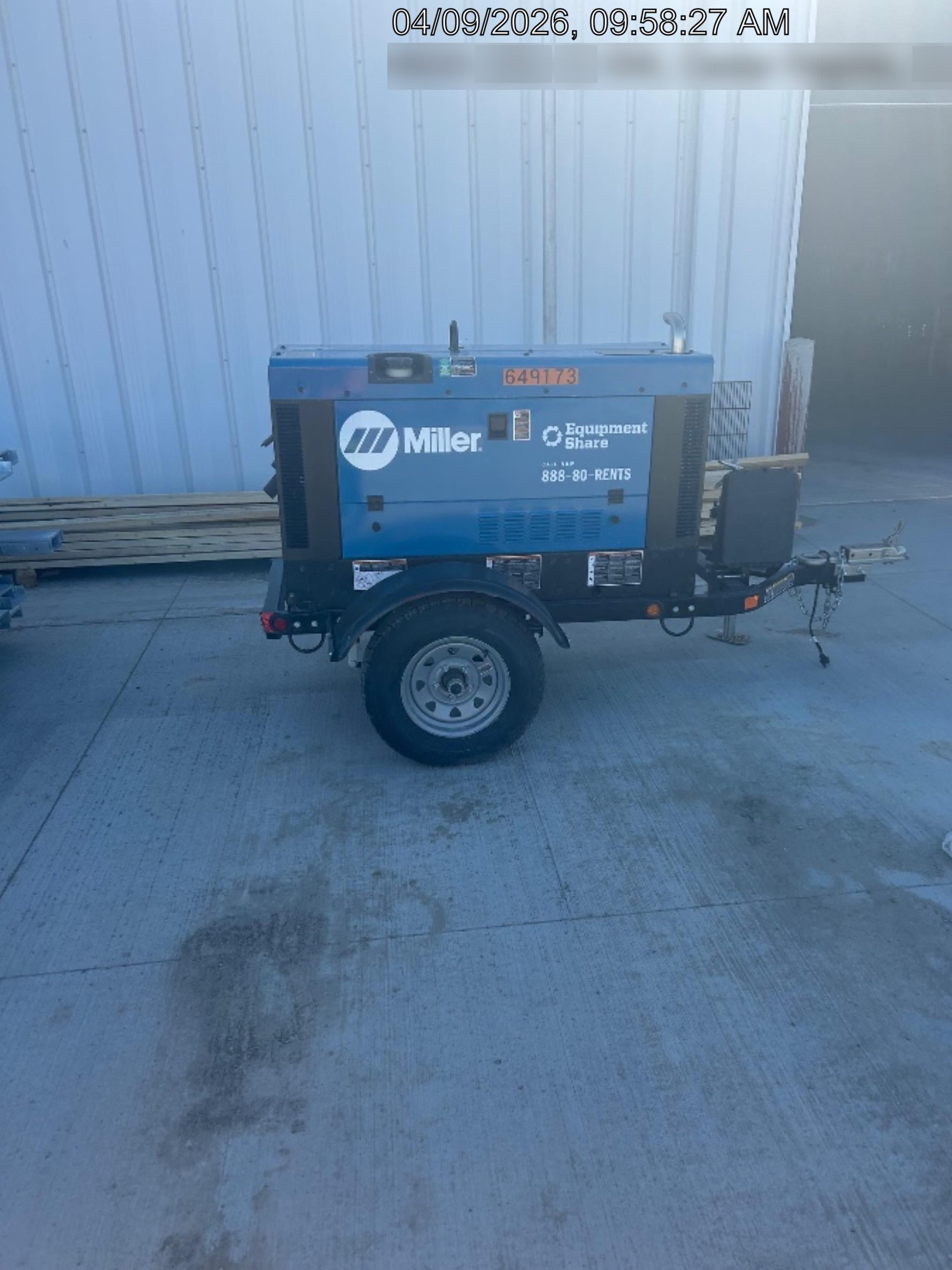 2026 MILLER ELECTRIC BIG BLUE 400