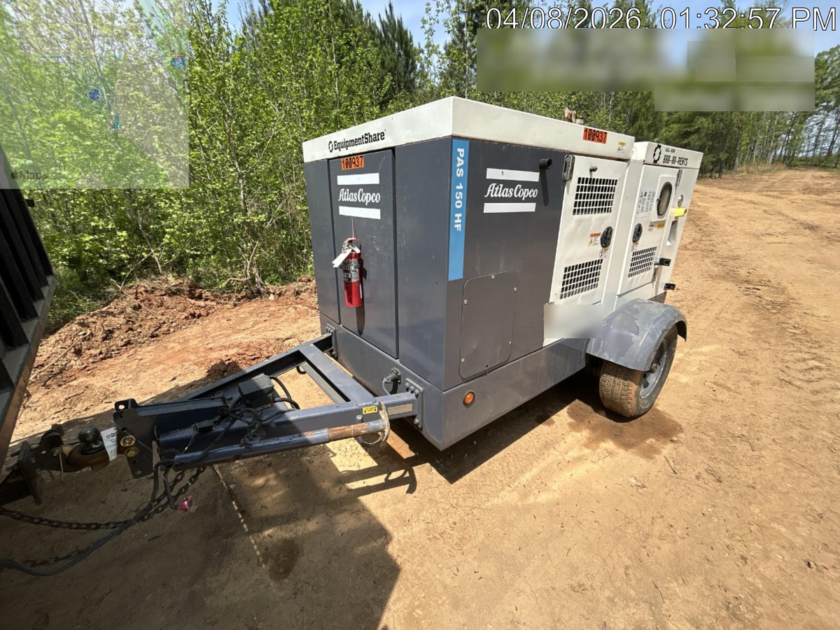 2020 ATLAS COPCO PAS 150 HF CS Enclosed