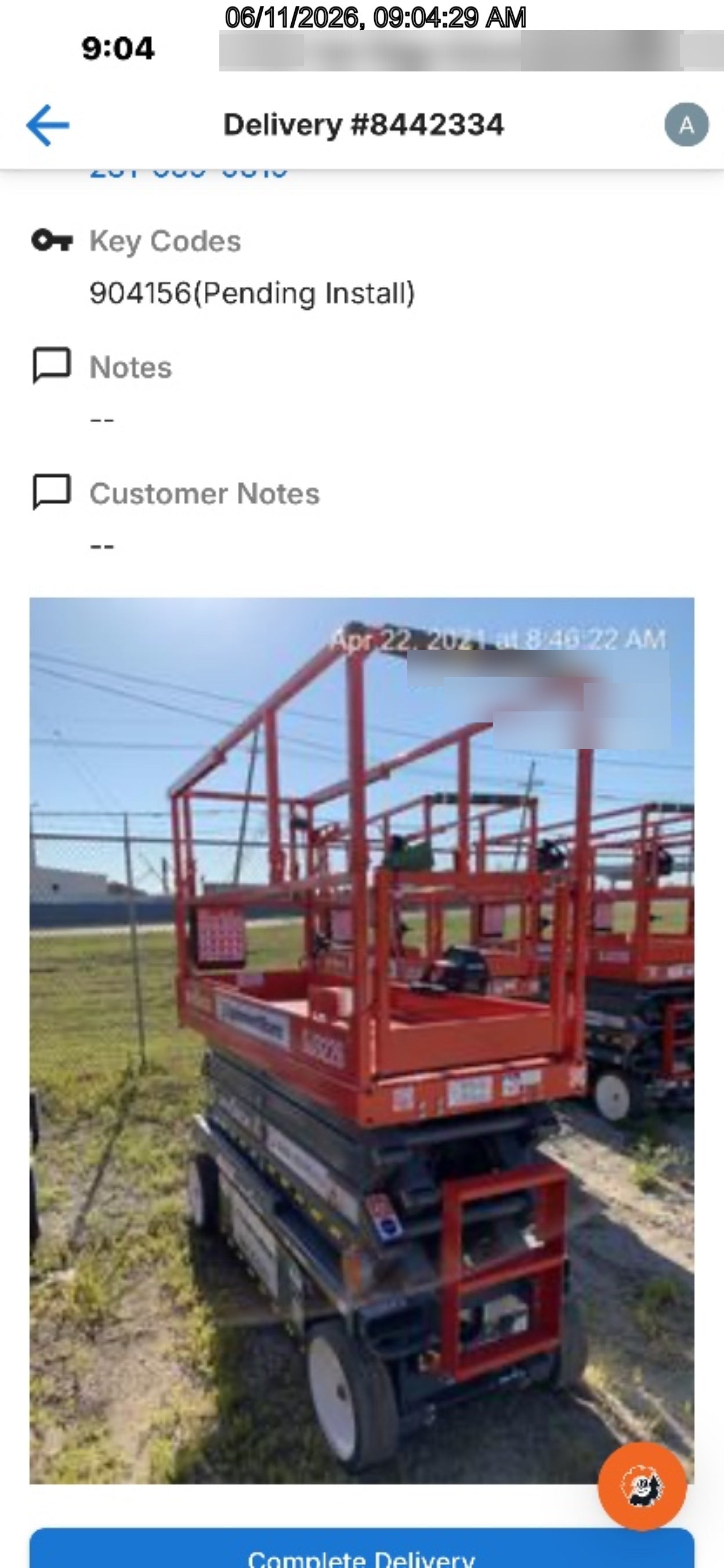 2021 SKYJACK SJ3226