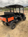 2021 Kubota RTV-X1140W-H Plastic Canopy, Windshield Acrylic Clear, LED Strobe Light, Wire Harness Kit, Back up Alarm