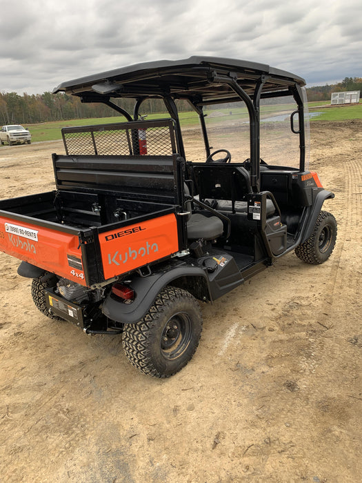 2021 Kubota RTV-X1140W-H Plastic Canopy, Windshield Acrylic Clear, LED Strobe Light, Wire Harness Kit, Back up Alarm