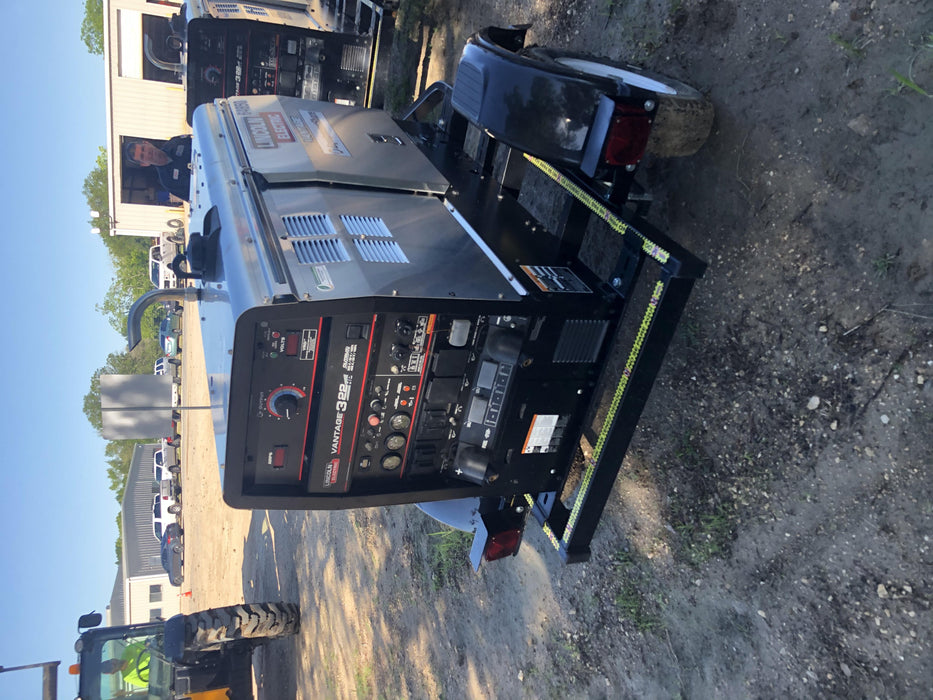 2020 Lincoln Electric Vantage 322 Welder Ready-Pak 3, w/ GPS & Decals (includes trailer, cable rack, fender light kit)