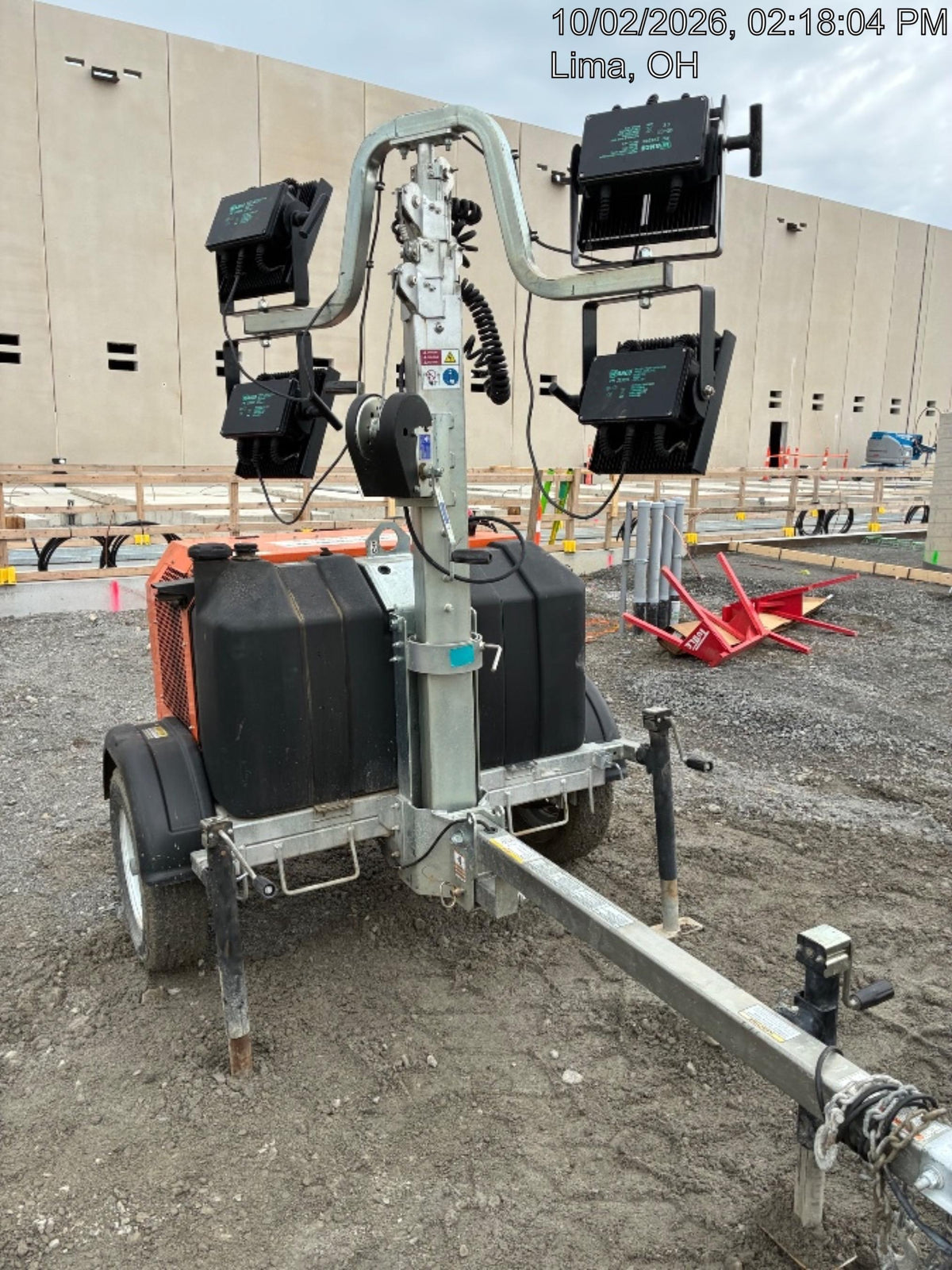 2024 Wanco WLTT-4MM4K Diesel, Deep Sea Controller, Shore Power Plug, Auto Start, (4) 350W LED Floodlights, 4kW Generator, 60 Gal Fuel Tank, 2" Ball, T3